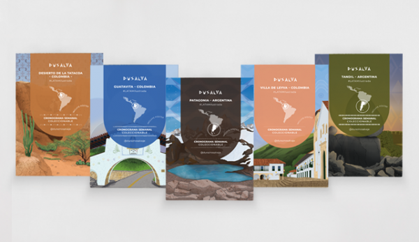 Kit de 5 cronogramas